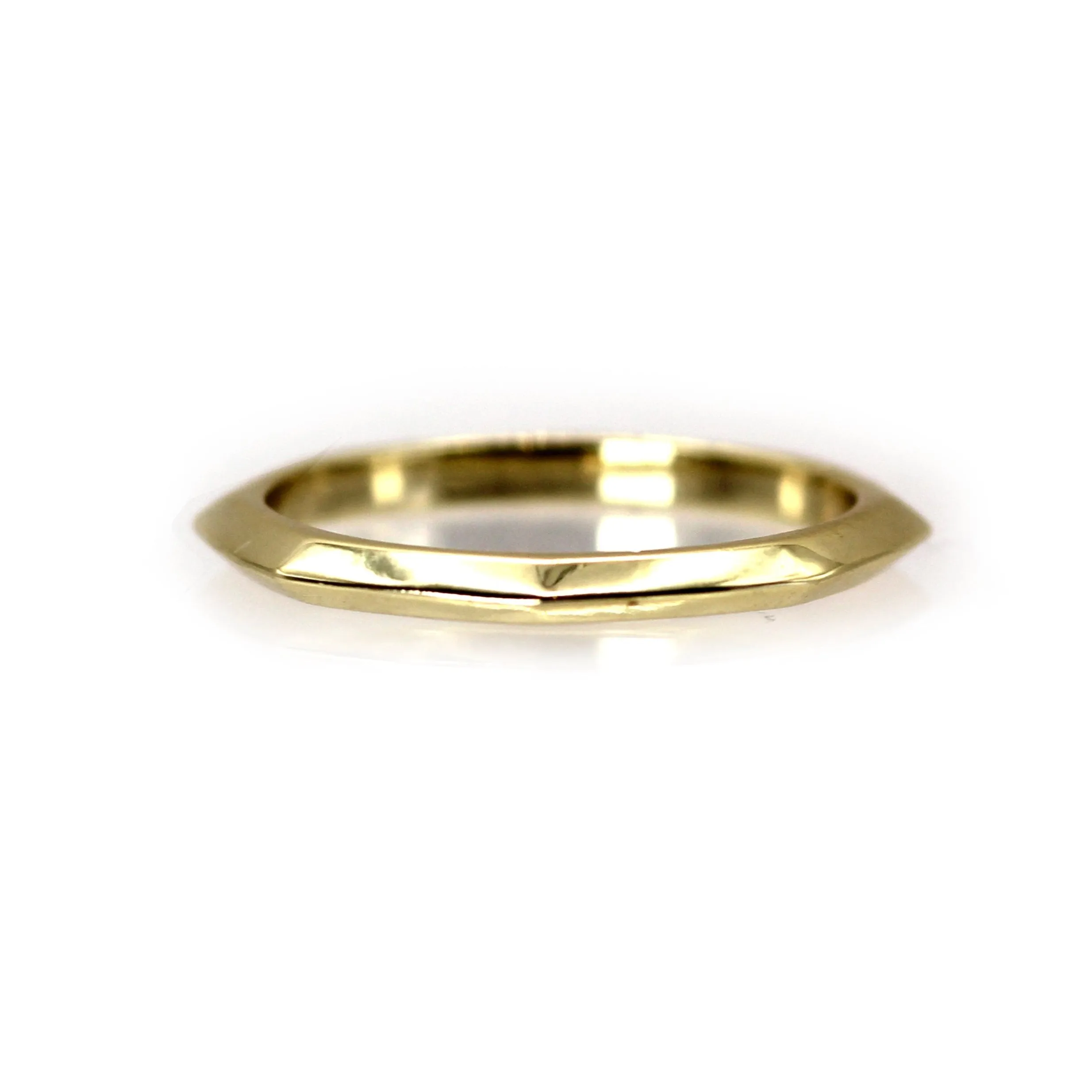 10K Refined Ridge Gold Ring by VicStoneNYC Fine Jewelry