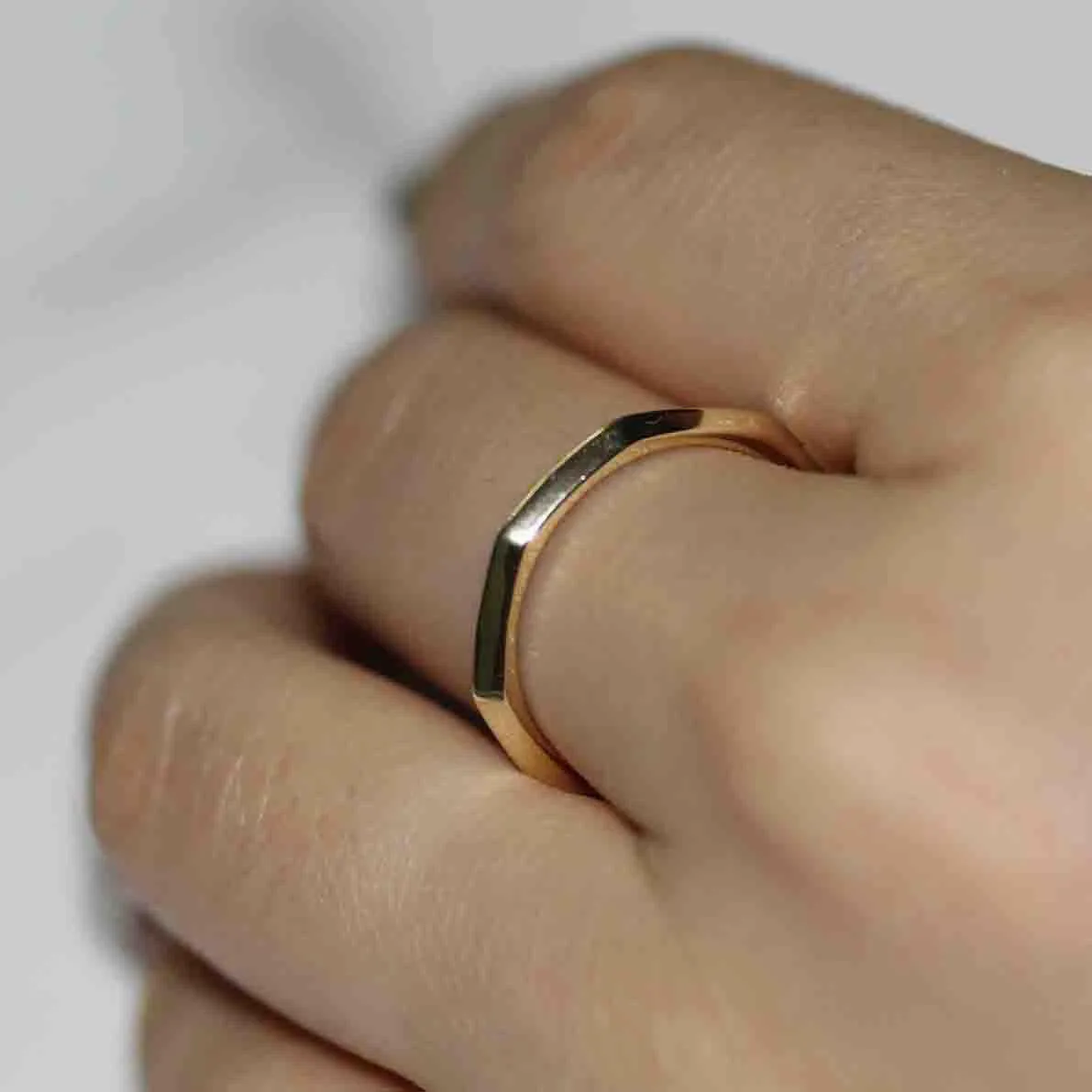 10K Refined Ridge Gold Ring by VicStoneNYC Fine Jewelry