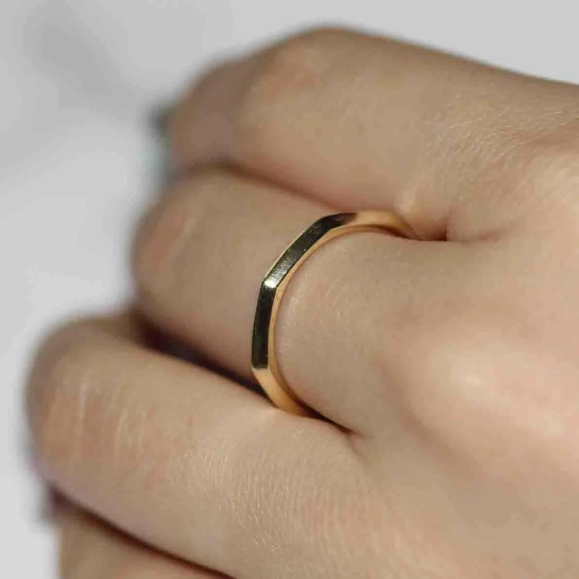10K Refined Ridge Gold Ring by VicStoneNYC Fine Jewelry