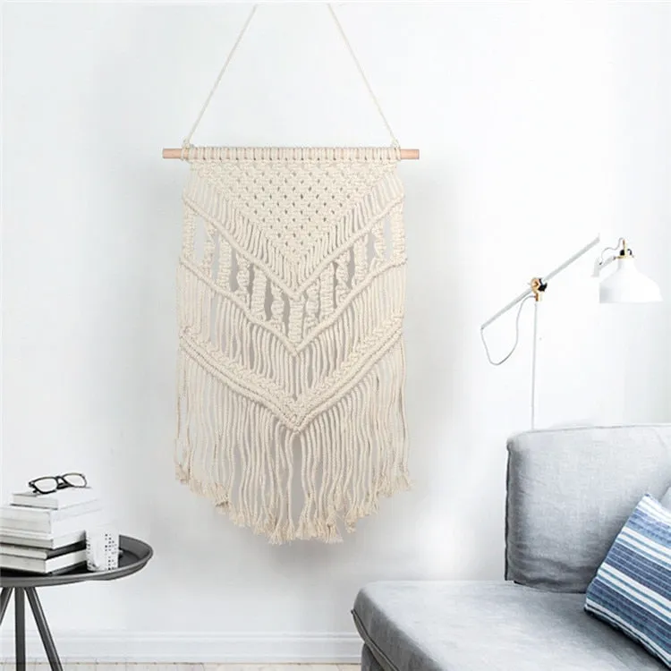 Bohemian Macramé Wall Hanging Tapestry