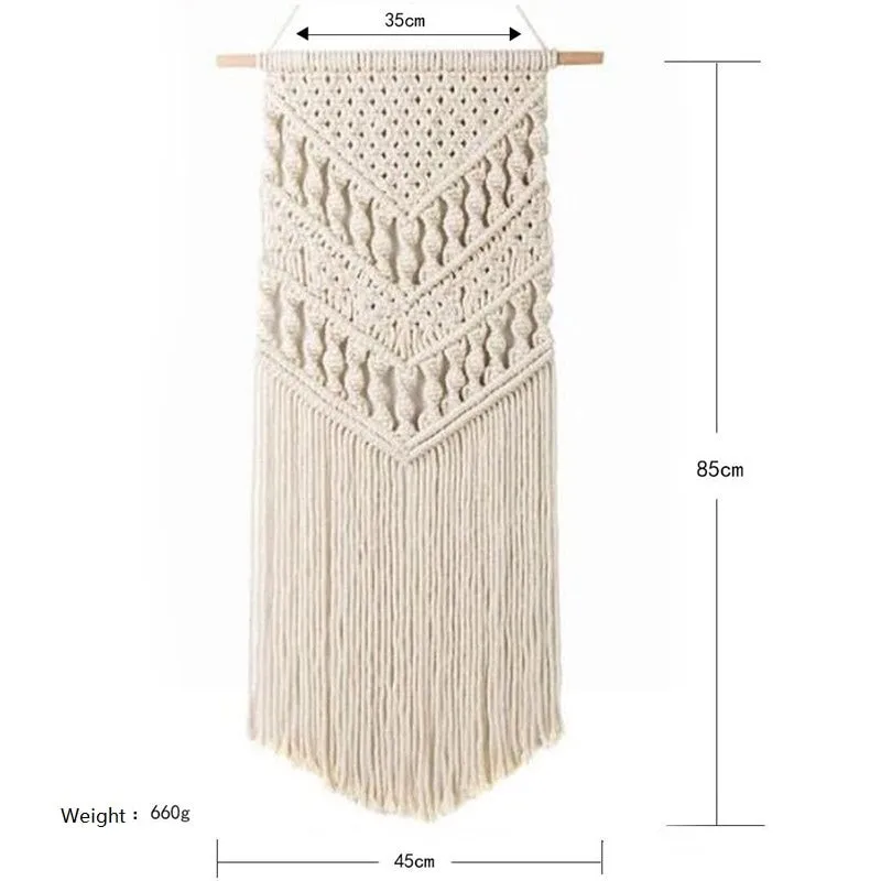 Bohemian Macramé Wall Hanging Tapestry