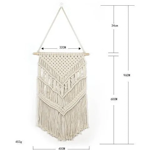Bohemian Macramé Wall Hanging Tapestry