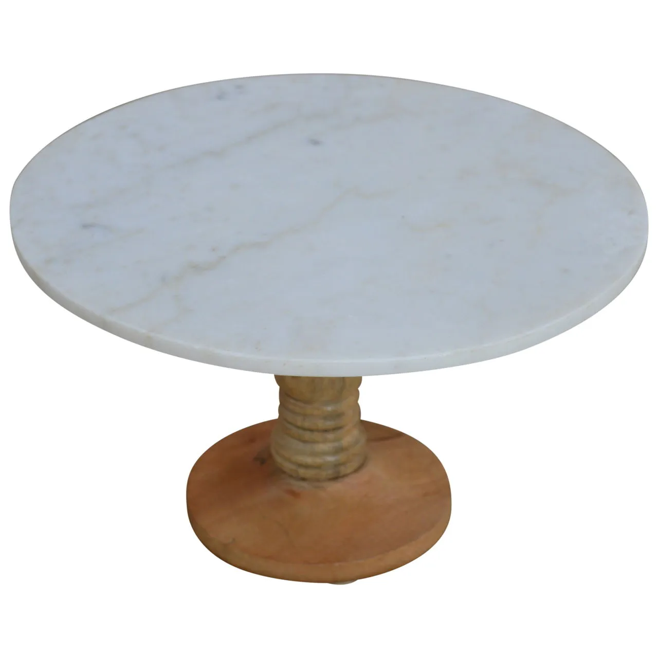 Cake Stand With Marble Top - Light Brown by Couch.com