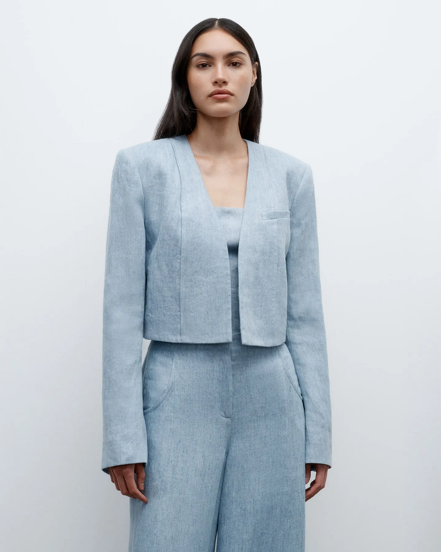 DRINK AT COSTES JACKET IN LIGHT INDIGO