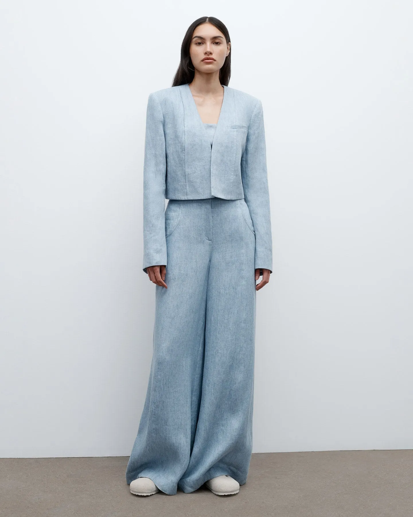 DRINK AT COSTES JACKET IN LIGHT INDIGO