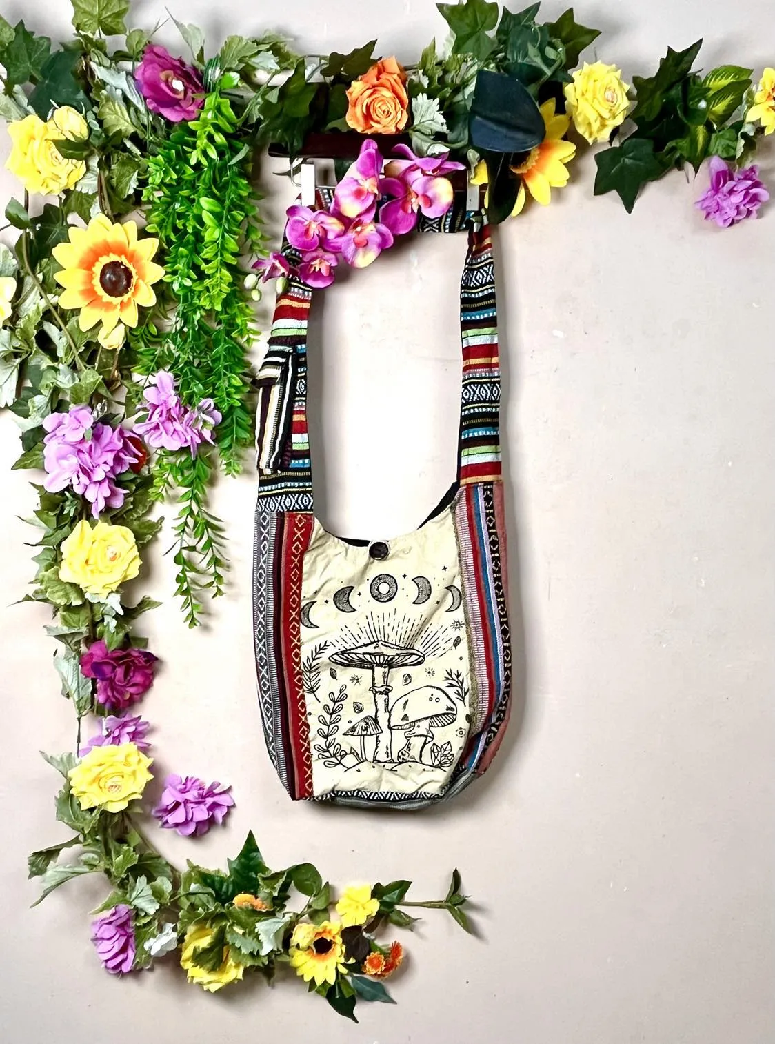 Hemp Canvas Sling Bag