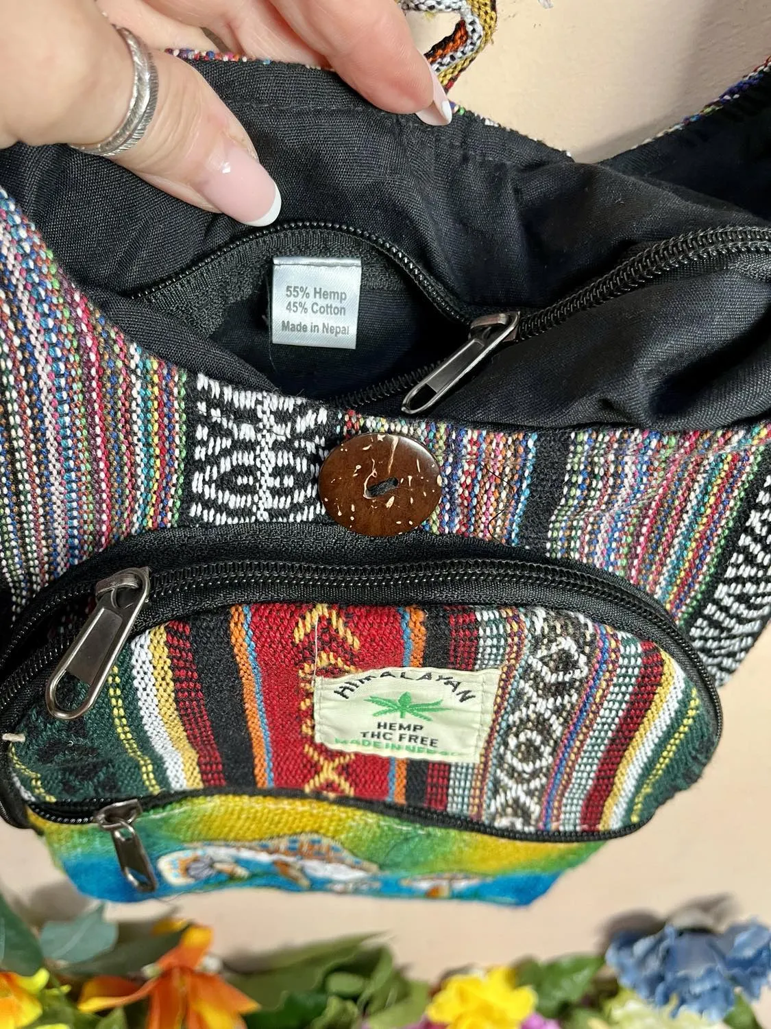 Hemp Mushie Slingbag Large