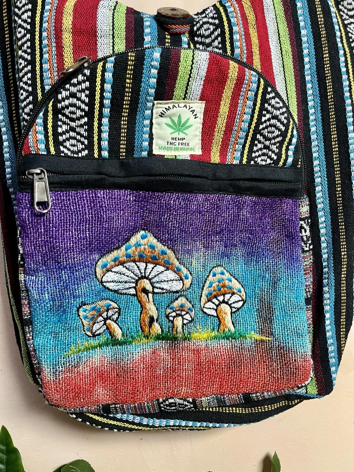 Hemp Mushie Slingbag Large