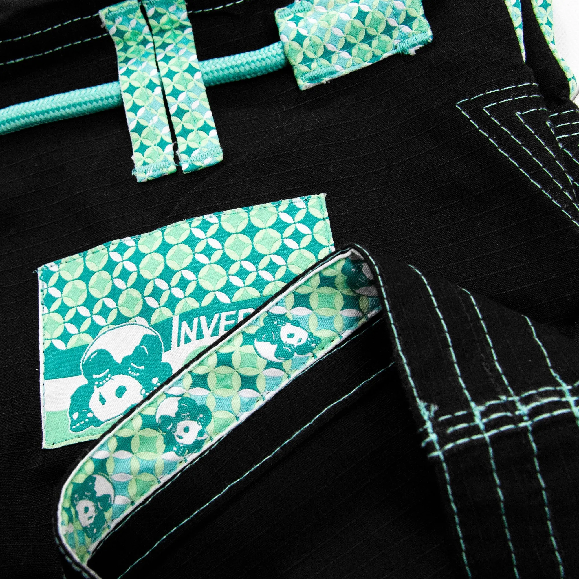 Inverted Gear Hybrid BJJ Gi - Black/Green