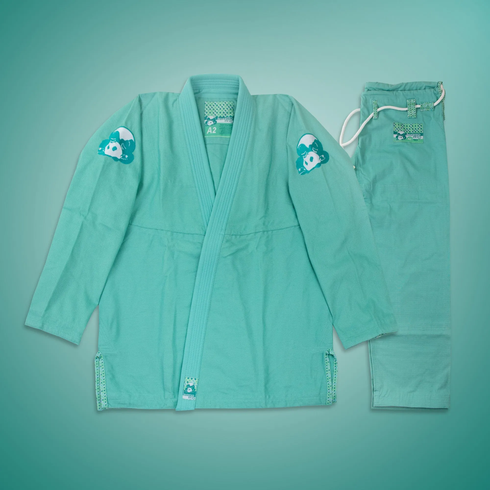 Inverted Gear Hybrid BJJ Gi - Mint/Green