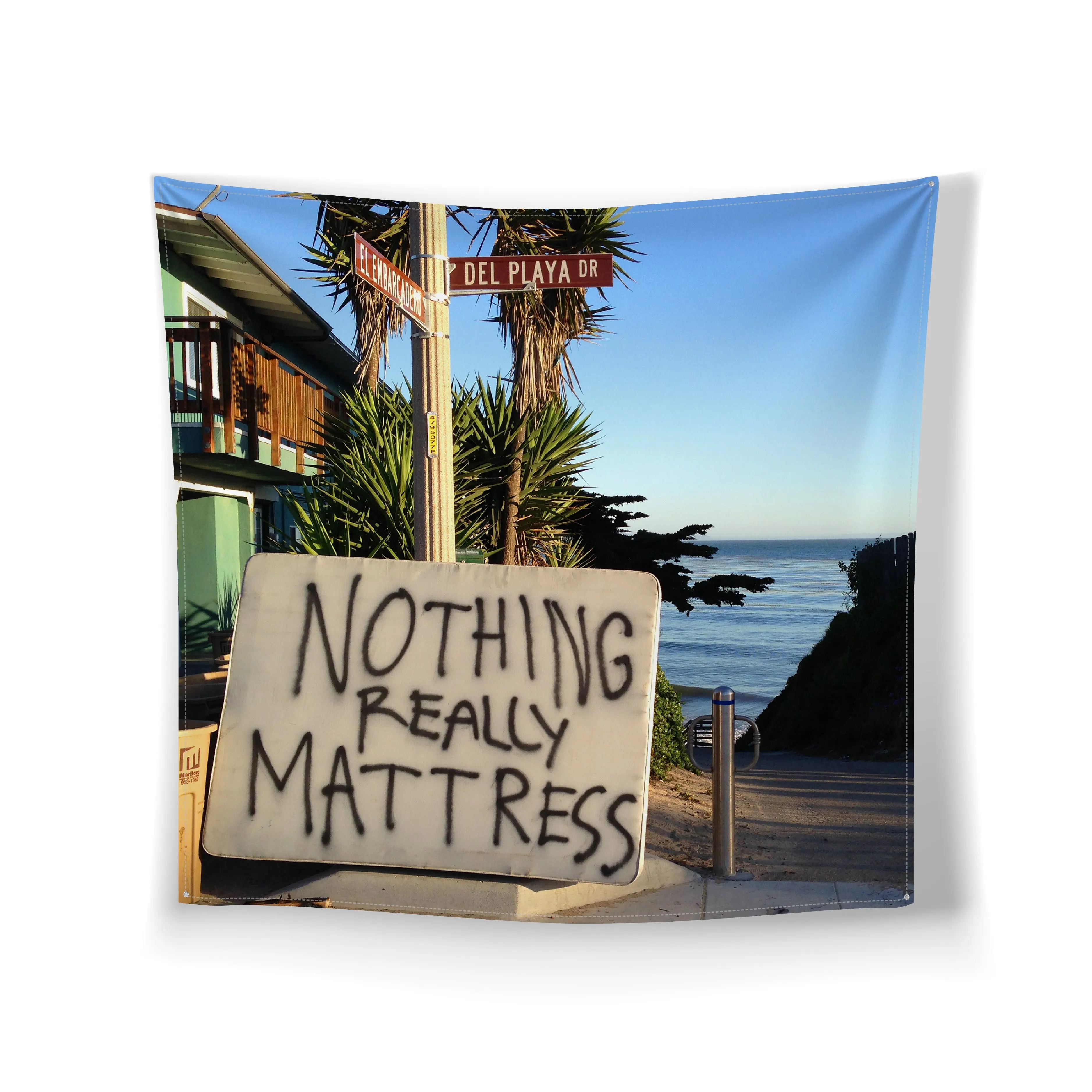 Nothing Really Mattress Wall Hanging 30" x 30" [discontinued]