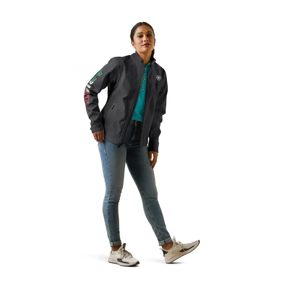 Women's Ariat Classic Team Mexico Softshell Jacket – Stylish, Warm & Weather-Resistant