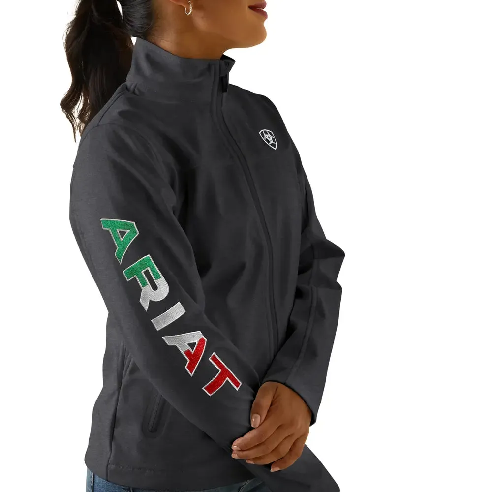 Women's Ariat Classic Team Mexico Softshell Jacket – Stylish, Warm & Weather-Resistant