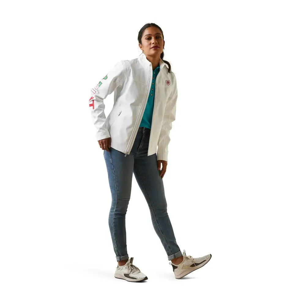 Women's Ariat Classic Team Mexico Softshell Jacket – Stylish, Warm & Weather-Resistant