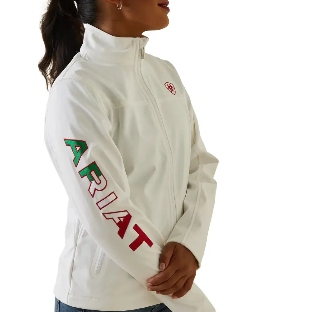 Women's Ariat Classic Team Mexico Softshell Jacket – Stylish, Warm & Weather-Resistant