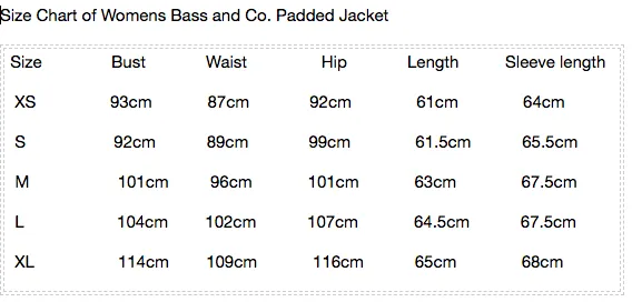 Womens Padded Jacket