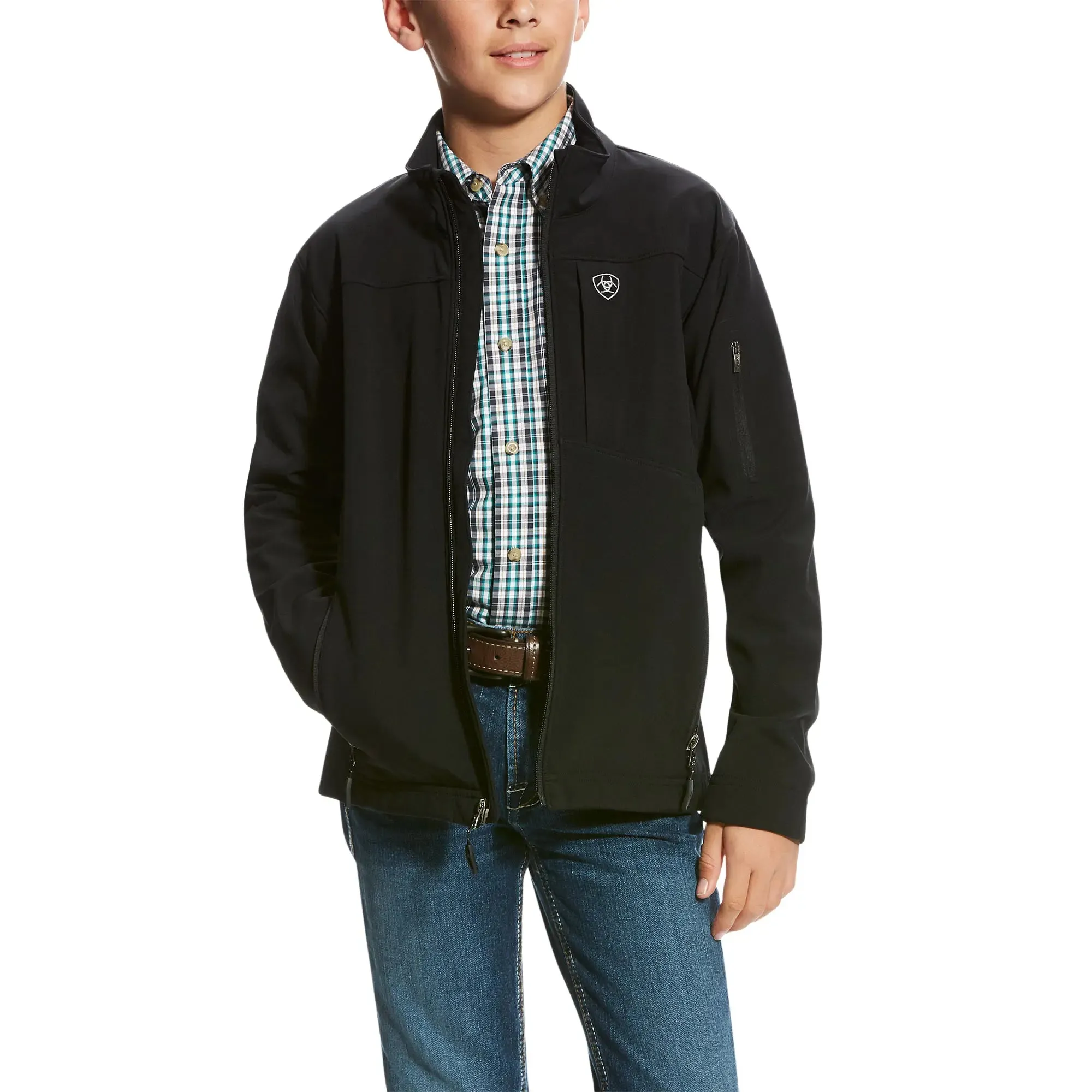 Youth Ariat Vernon 2.0 Softshell Jacket – Weather-Resistant & Performance-Ready